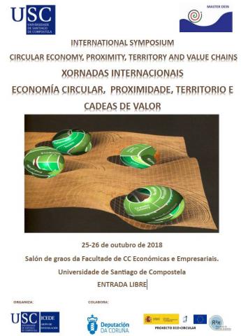 Cartel da xornadas internacionais economía circular 