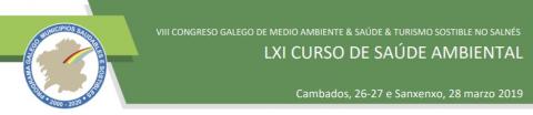 CARTEL VIII CONGRESO GALEGO DE MEDIO AMBIENTE & SAÚDE & TURISMO SOSTIBLE NO SALNÉS
